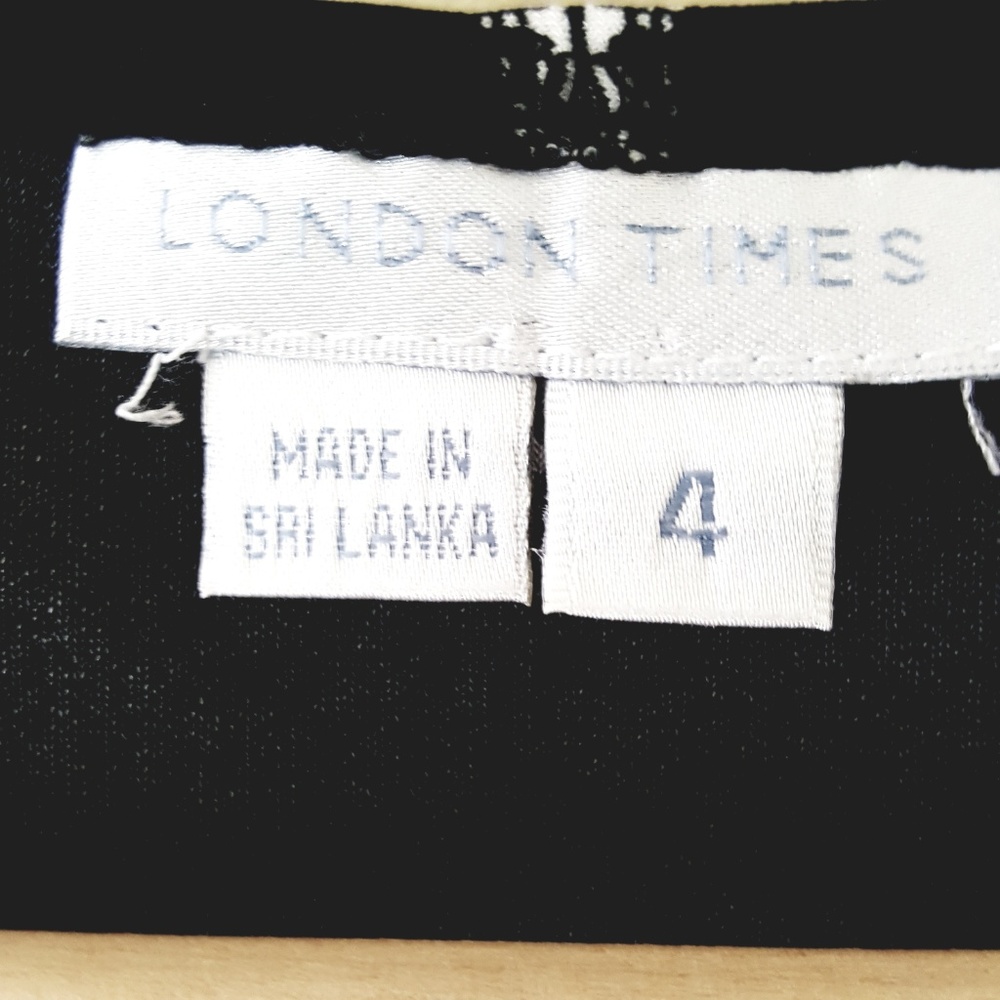 London Times // Black & Pink Paisley Shift Dress - Picture 6 of 6